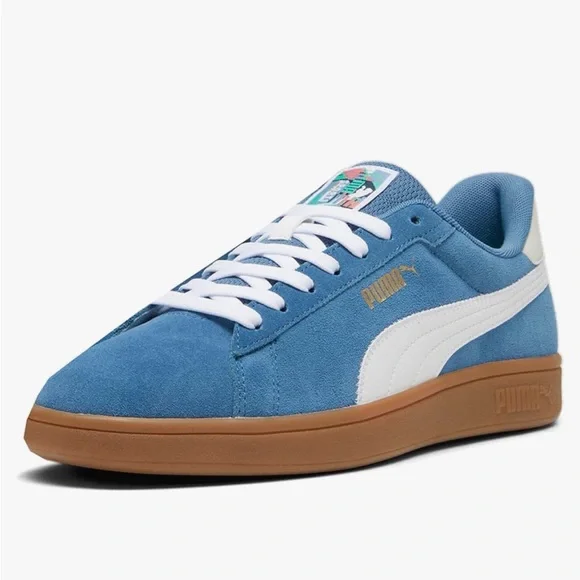 Puma Men’s Smash 3.0 Year of Sports Lace Up Sneakers - Blue - Picture 2 of 10